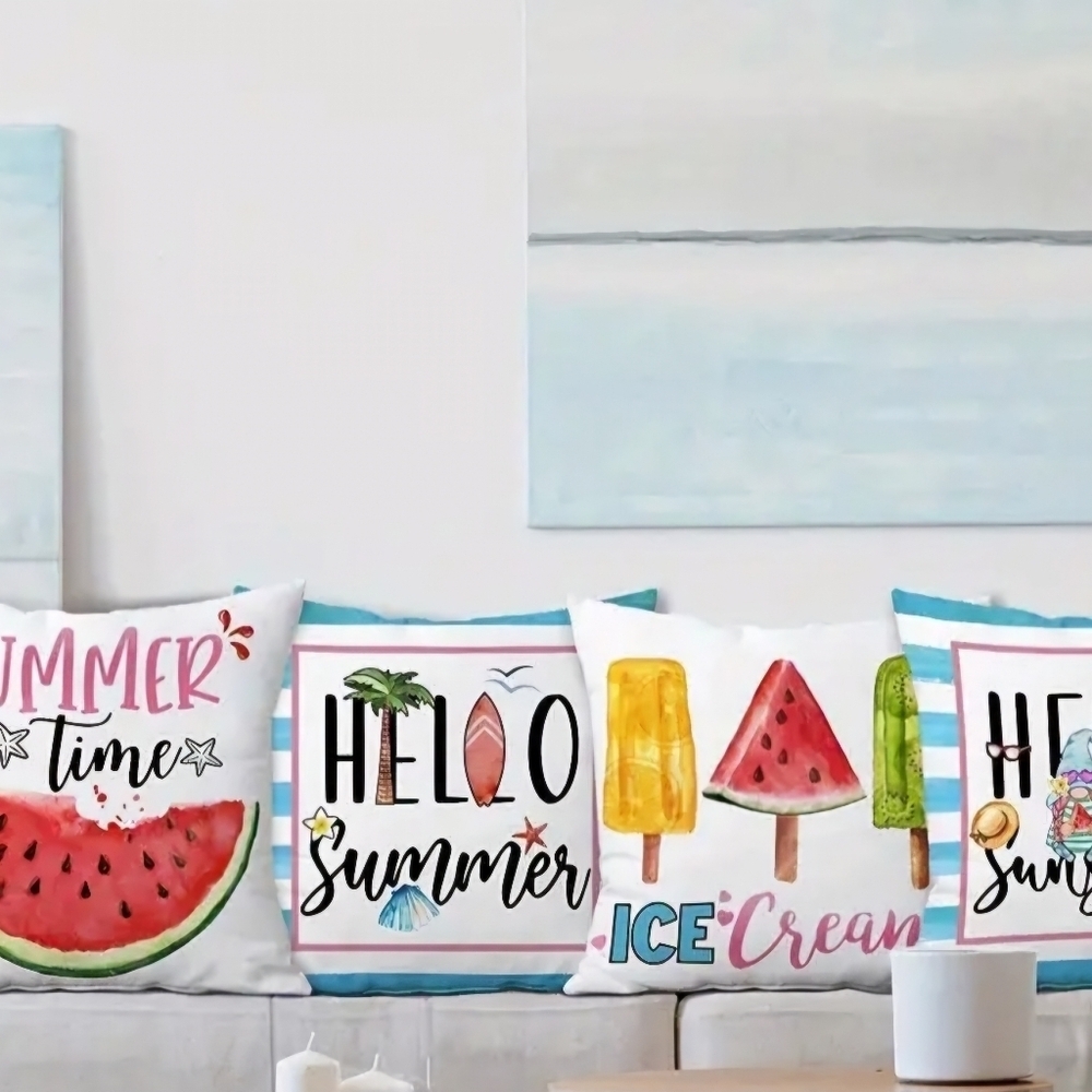 Summer Pillow Cases, New!